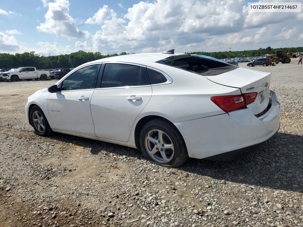 2017 Chevrolet Malibu Ls VIN: 1G1ZB5ST4HF214657 Lot: 56647365