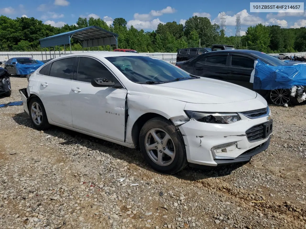 2017 Chevrolet Malibu Ls VIN: 1G1ZB5ST4HF214657 Lot: 56647365