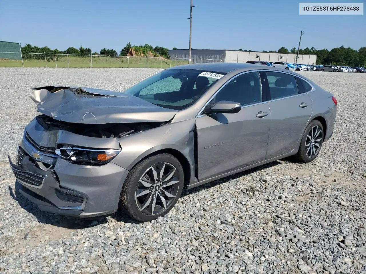 2017 Chevrolet Malibu Lt VIN: 1G1ZE5ST6HF278433 Lot: 56733535