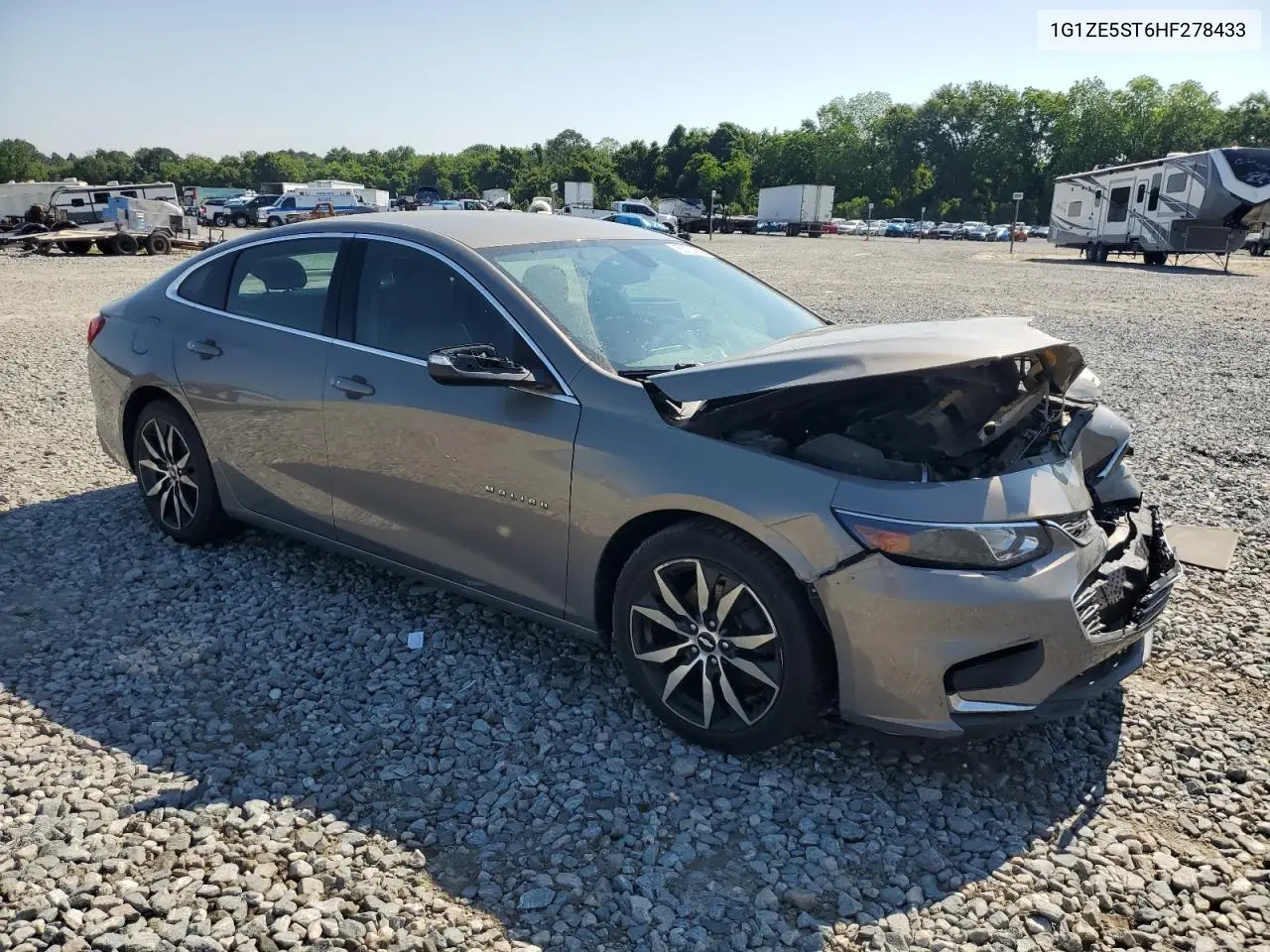 2017 Chevrolet Malibu Lt VIN: 1G1ZE5ST6HF278433 Lot: 56733535