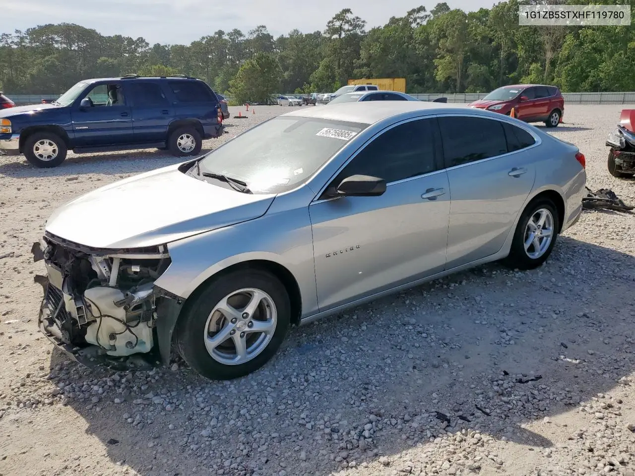 2017 Chevrolet Malibu Ls VIN: 1G1ZB5STXHF119780 Lot: 56759885