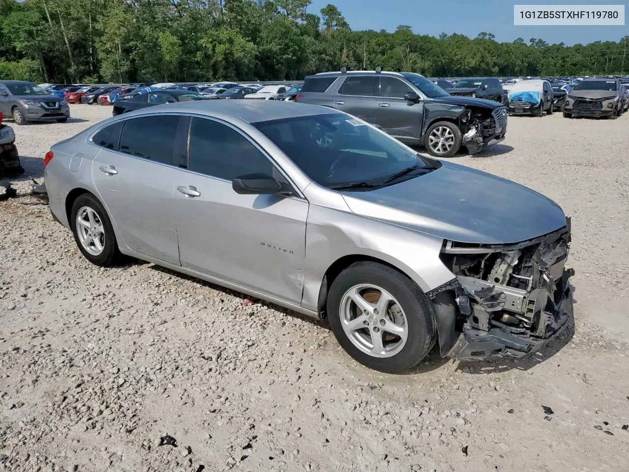 2017 Chevrolet Malibu Ls VIN: 1G1ZB5STXHF119780 Lot: 56759885