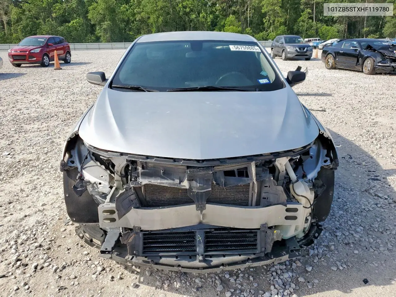 2017 Chevrolet Malibu Ls VIN: 1G1ZB5STXHF119780 Lot: 56759885