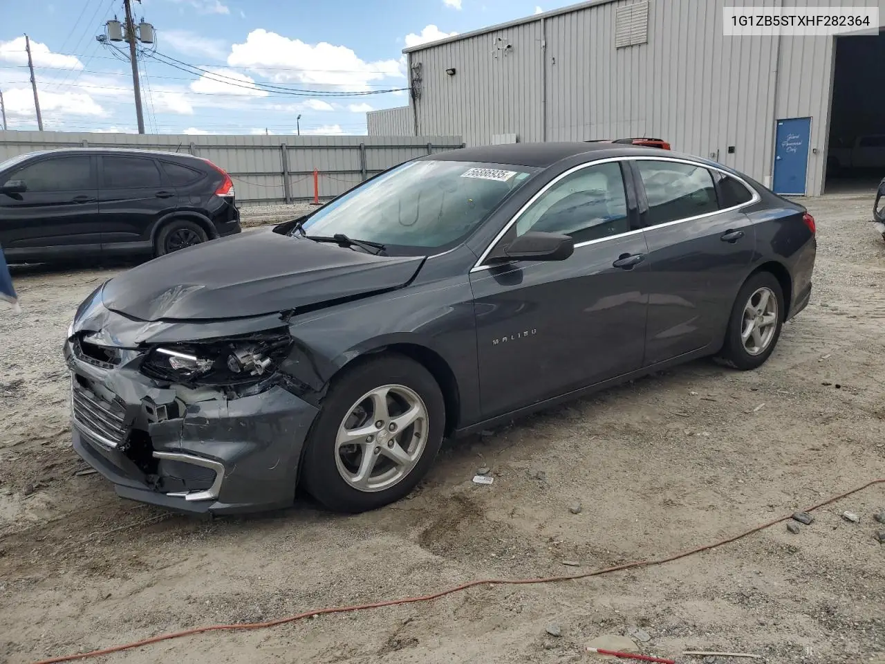 2017 Chevrolet Malibu Ls VIN: 1G1ZB5STXHF282364 Lot: 56886935