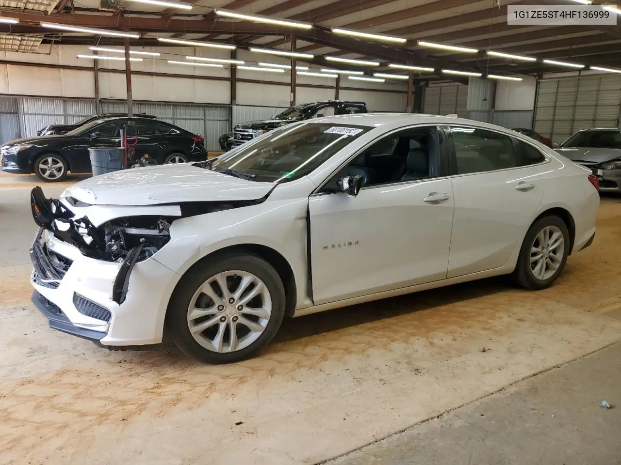 2017 Chevrolet Malibu Lt VIN: 1G1ZE5ST4HF136999 Lot: 60100165