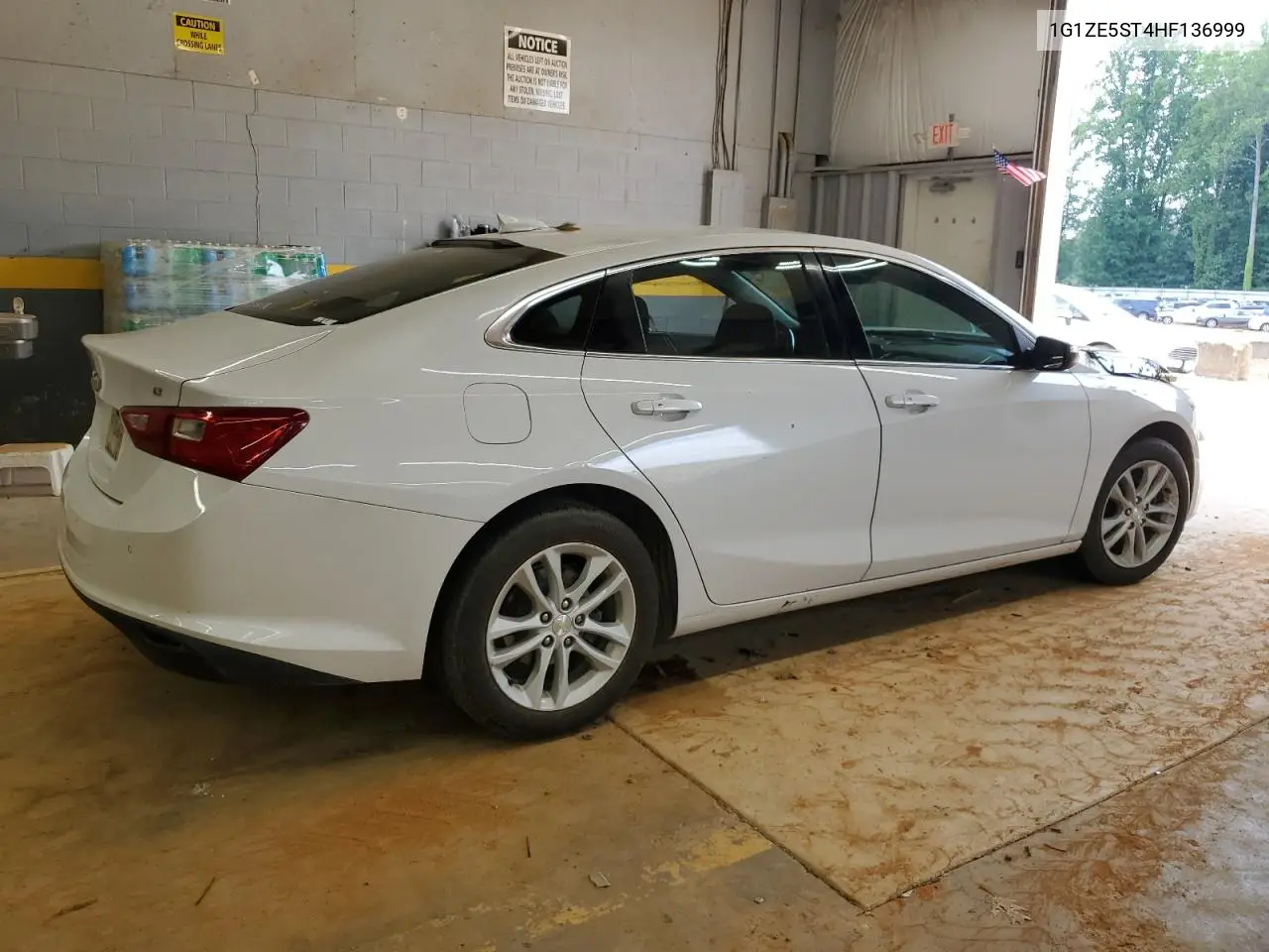 2017 Chevrolet Malibu Lt VIN: 1G1ZE5ST4HF136999 Lot: 60100165