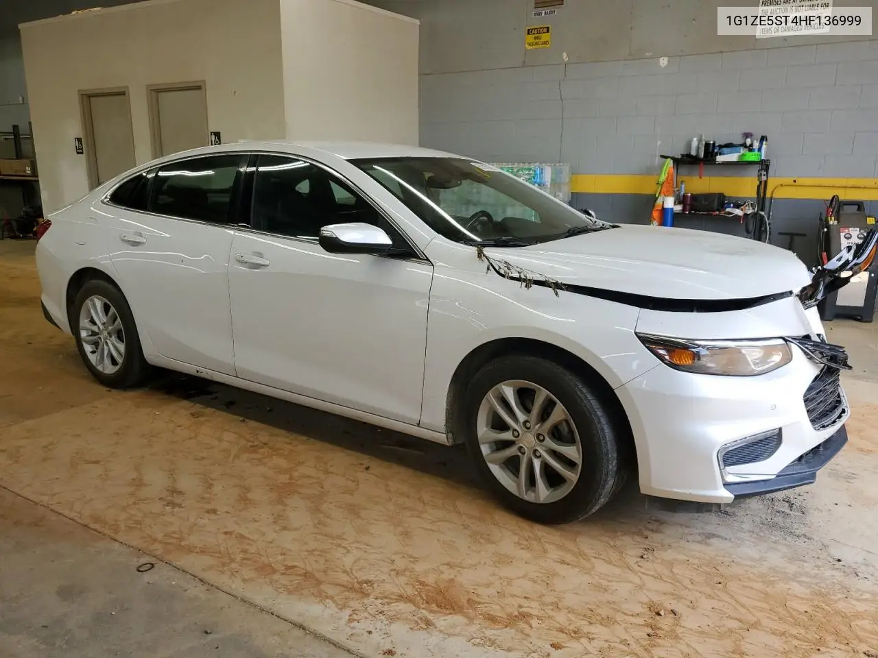 2017 Chevrolet Malibu Lt VIN: 1G1ZE5ST4HF136999 Lot: 60100165