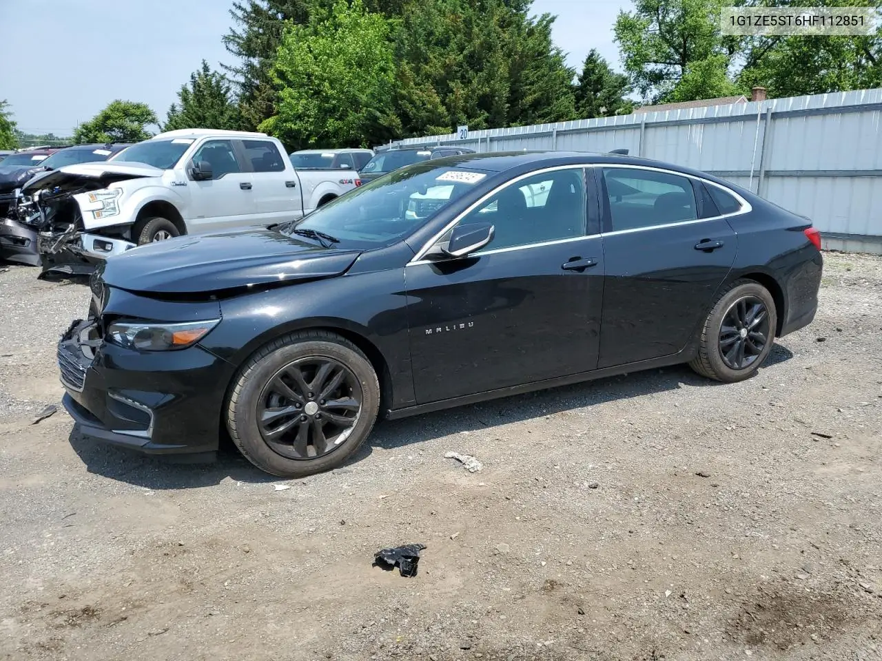 2017 Chevrolet Malibu Lt VIN: 1G1ZE5ST6HF112851 Lot: 60496245
