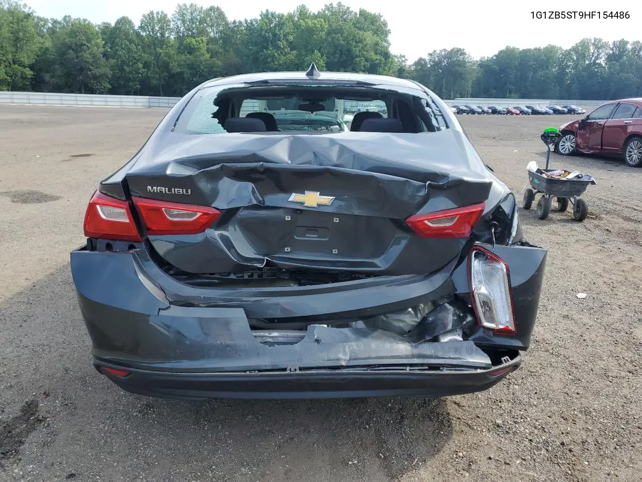 2017 Chevrolet Malibu Ls VIN: 1G1ZB5ST9HF154486 Lot: 61856655