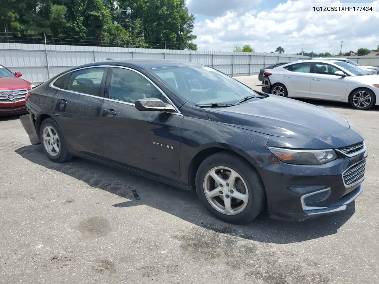 2017 Chevrolet Malibu Ls VIN: 1G1ZC5STXHF177434 Lot: 62088505