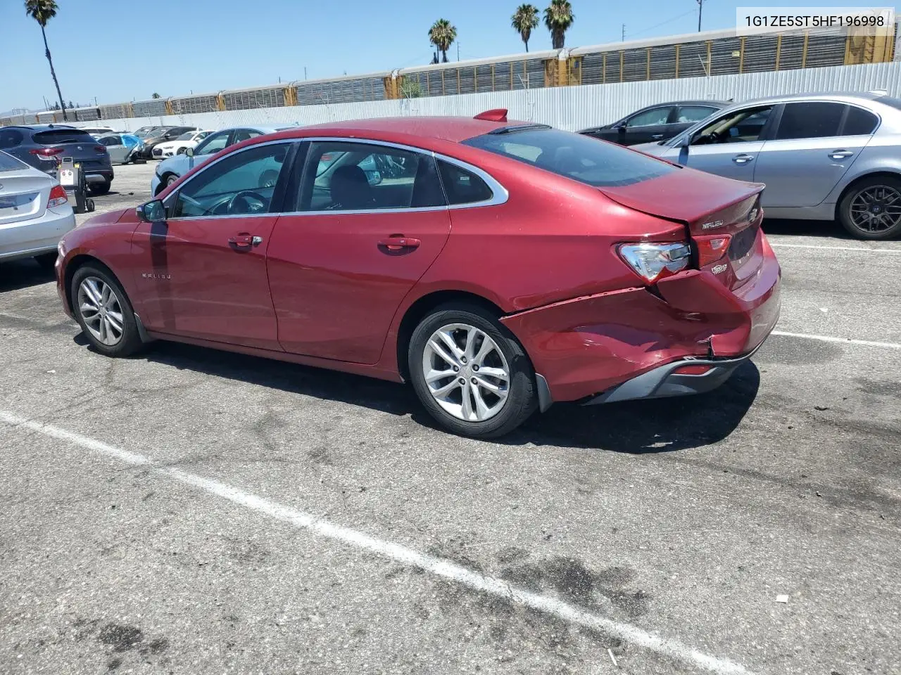 2017 Chevrolet Malibu Lt VIN: 1G1ZE5ST5HF196998 Lot: 62336435