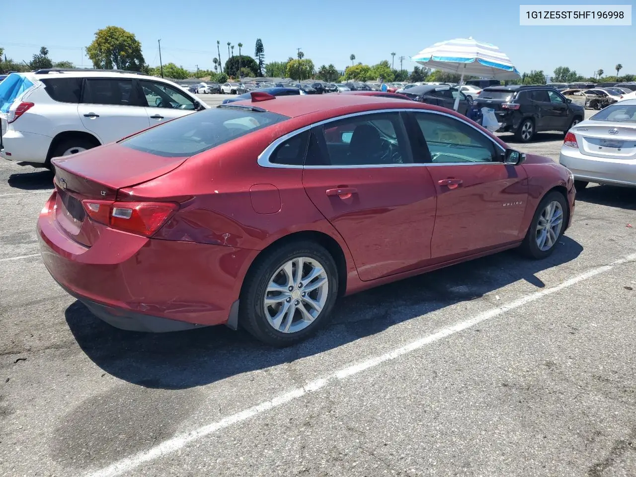 2017 Chevrolet Malibu Lt VIN: 1G1ZE5ST5HF196998 Lot: 62336435