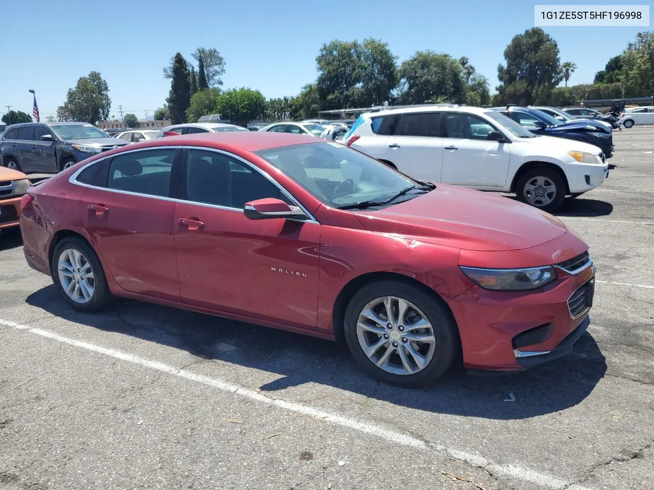 2017 Chevrolet Malibu Lt VIN: 1G1ZE5ST5HF196998 Lot: 62336435