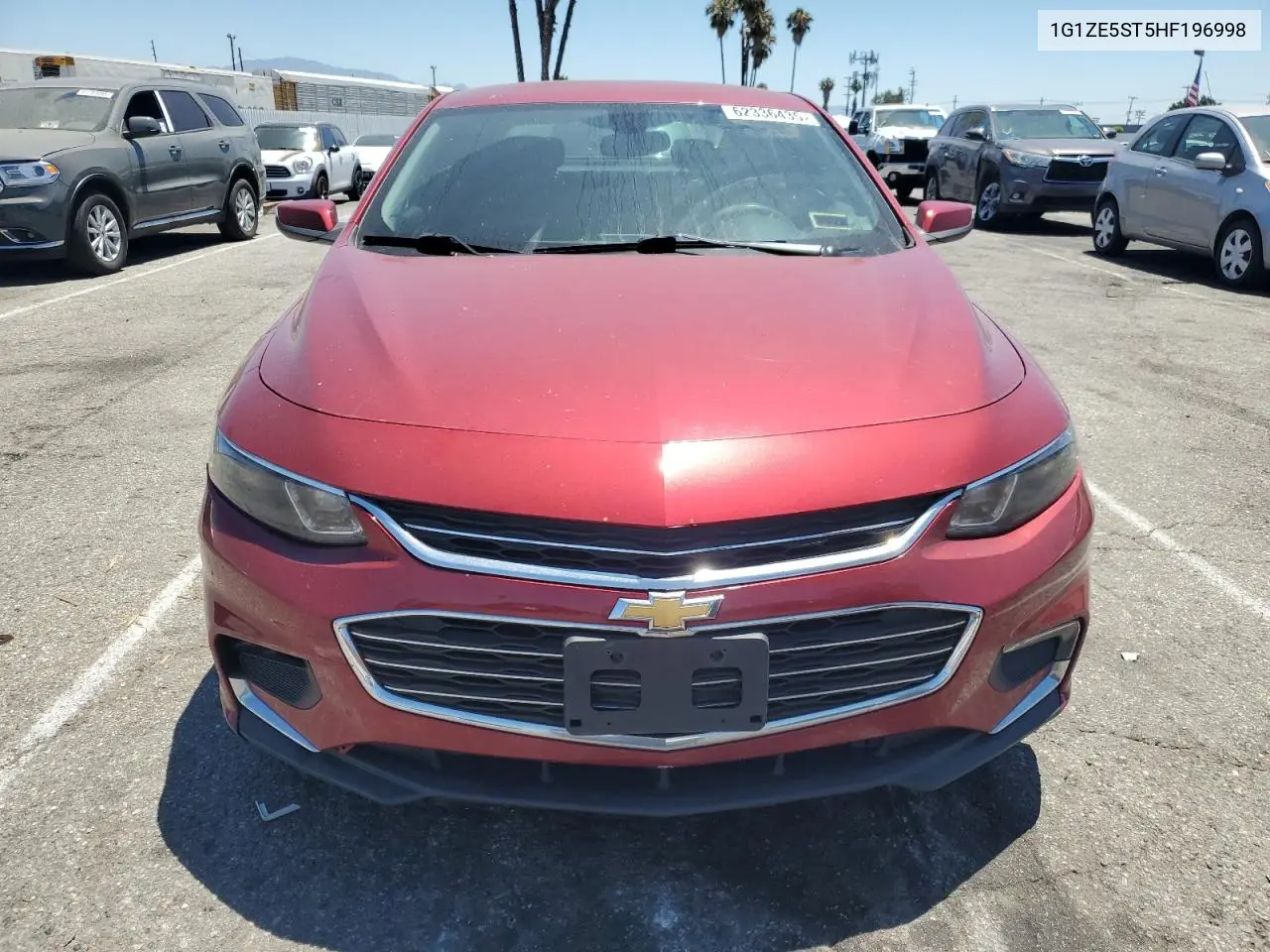2017 Chevrolet Malibu Lt VIN: 1G1ZE5ST5HF196998 Lot: 62336435
