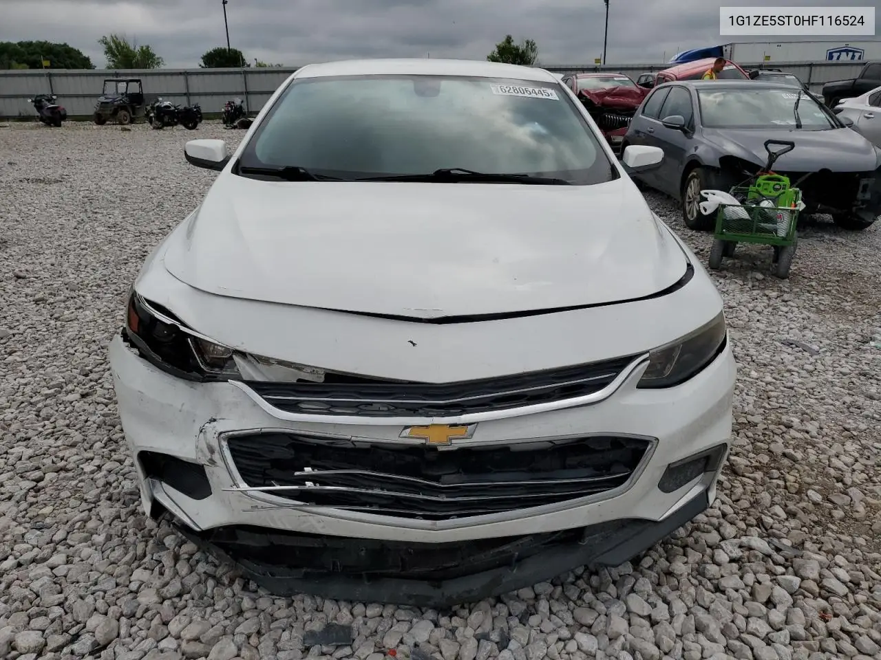 2017 Chevrolet Malibu Lt VIN: 1G1ZE5ST0HF116524 Lot: 62806445