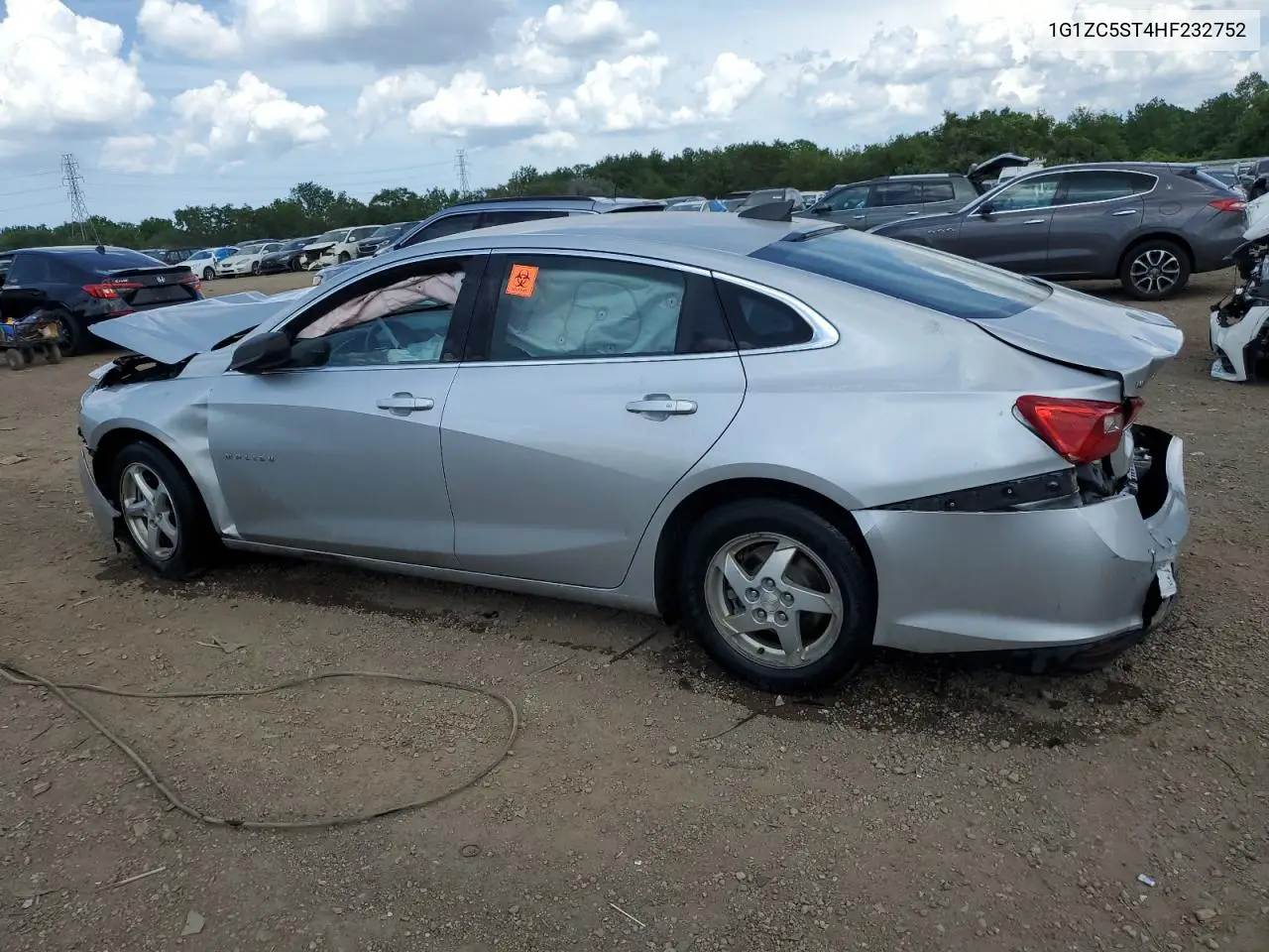 2017 Chevrolet Malibu Ls VIN: 1G1ZC5ST4HF232752 Lot: 62883795