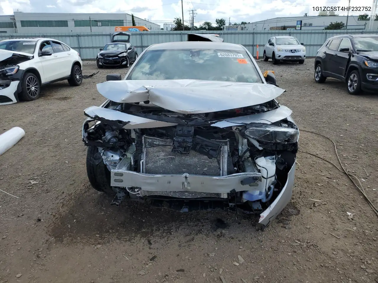 2017 Chevrolet Malibu Ls VIN: 1G1ZC5ST4HF232752 Lot: 62883795