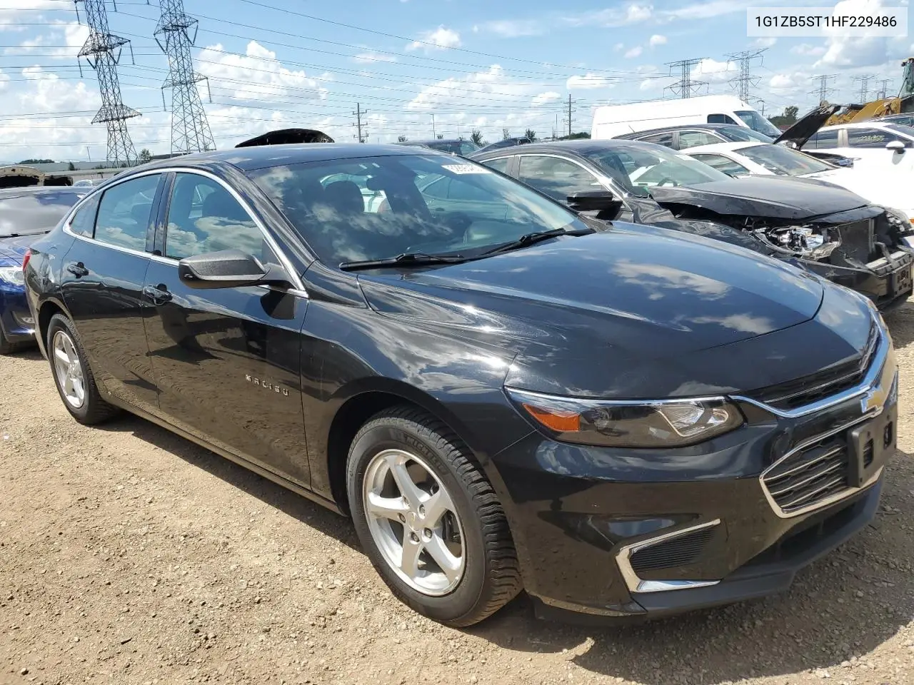 2017 Chevrolet Malibu Ls VIN: 1G1ZB5ST1HF229486 Lot: 62895465