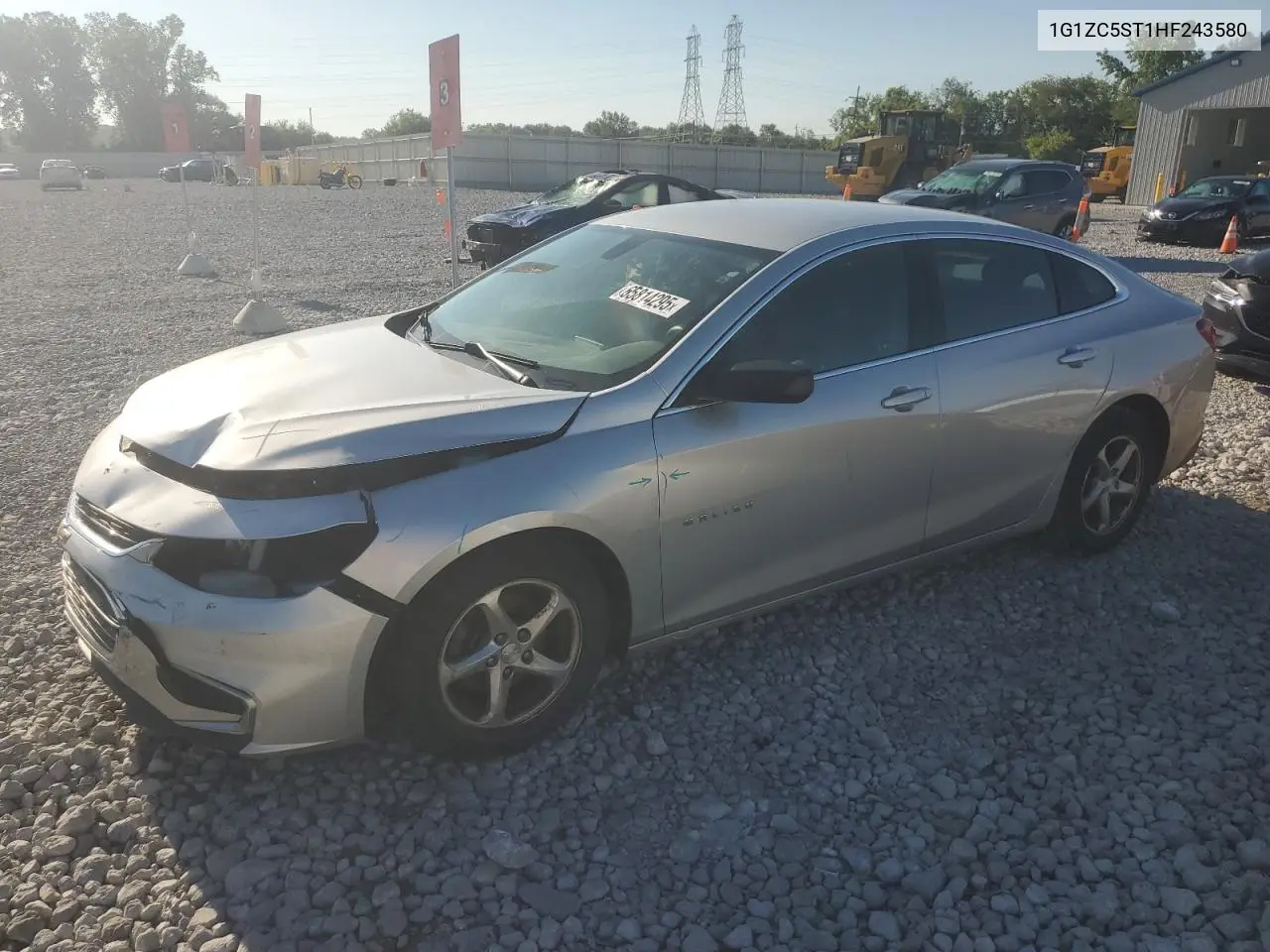 1G1ZC5ST1HF243580 2017 Chevrolet Malibu Ls
