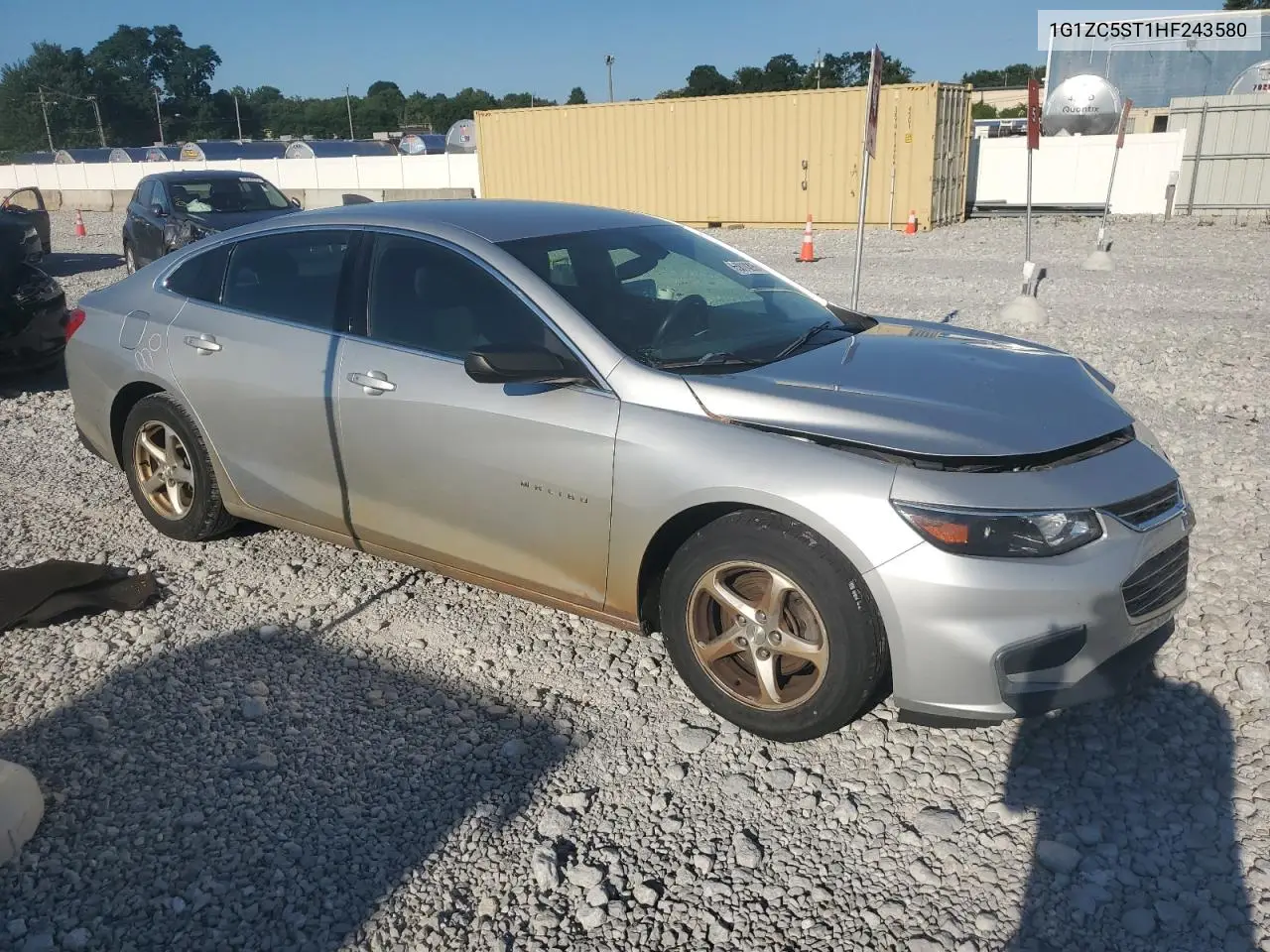 1G1ZC5ST1HF243580 2017 Chevrolet Malibu Ls