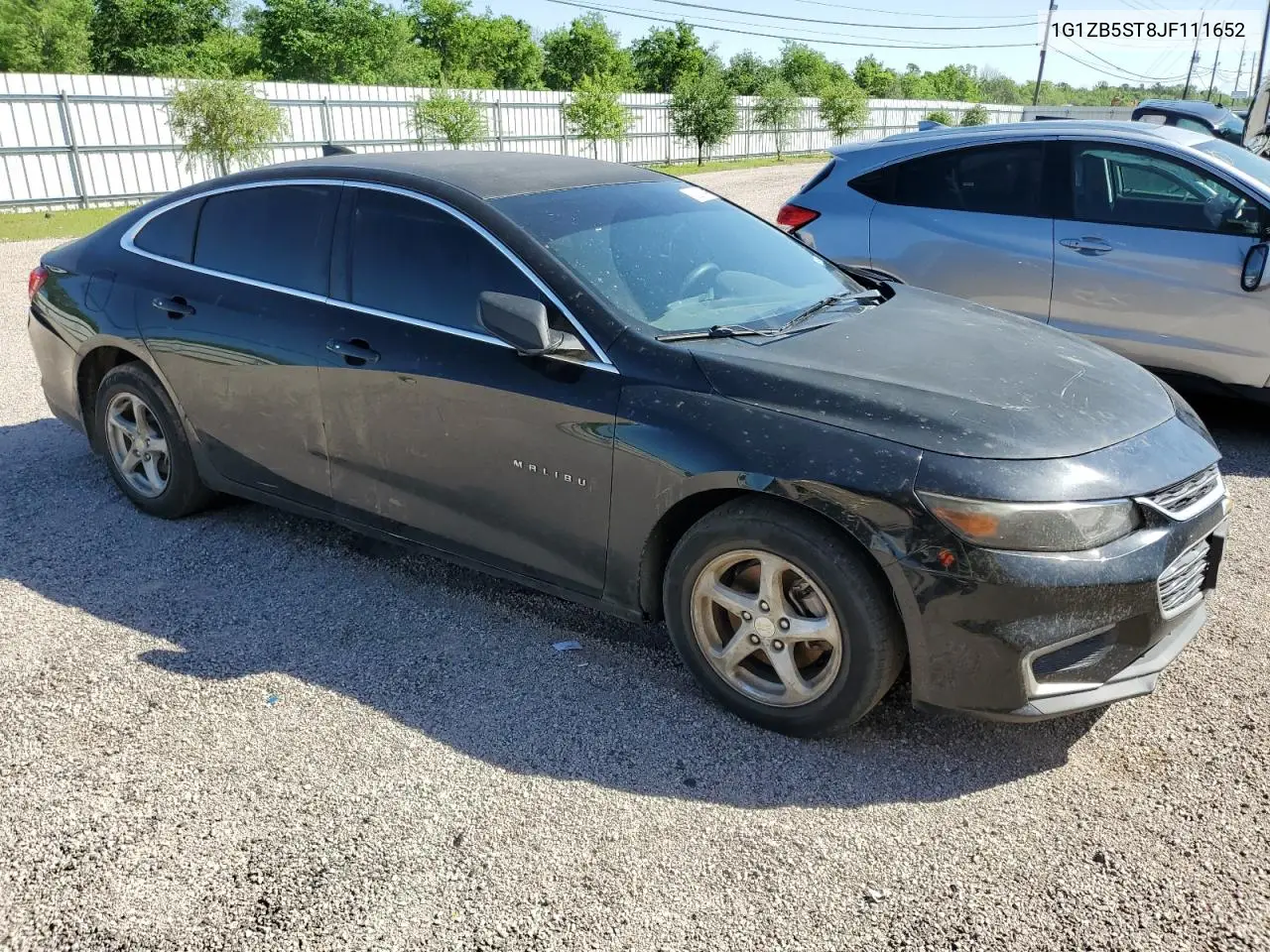 2018 Chevrolet Malibu Ls VIN: 1G1ZB5ST8JF111652 Lot: 48802225