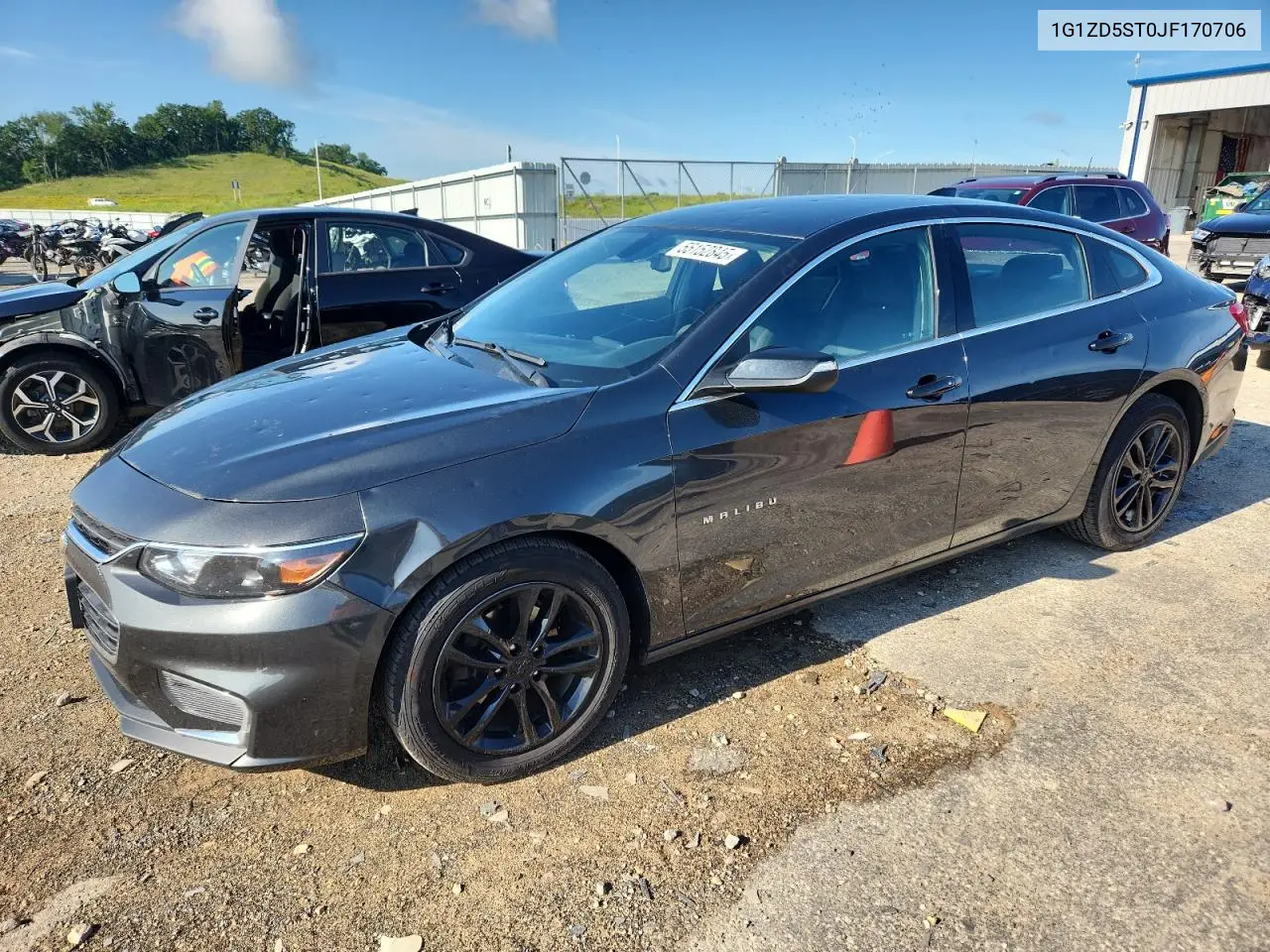 2018 Chevrolet Malibu Lt VIN: 1G1ZD5ST0JF170706 Lot: 55152845