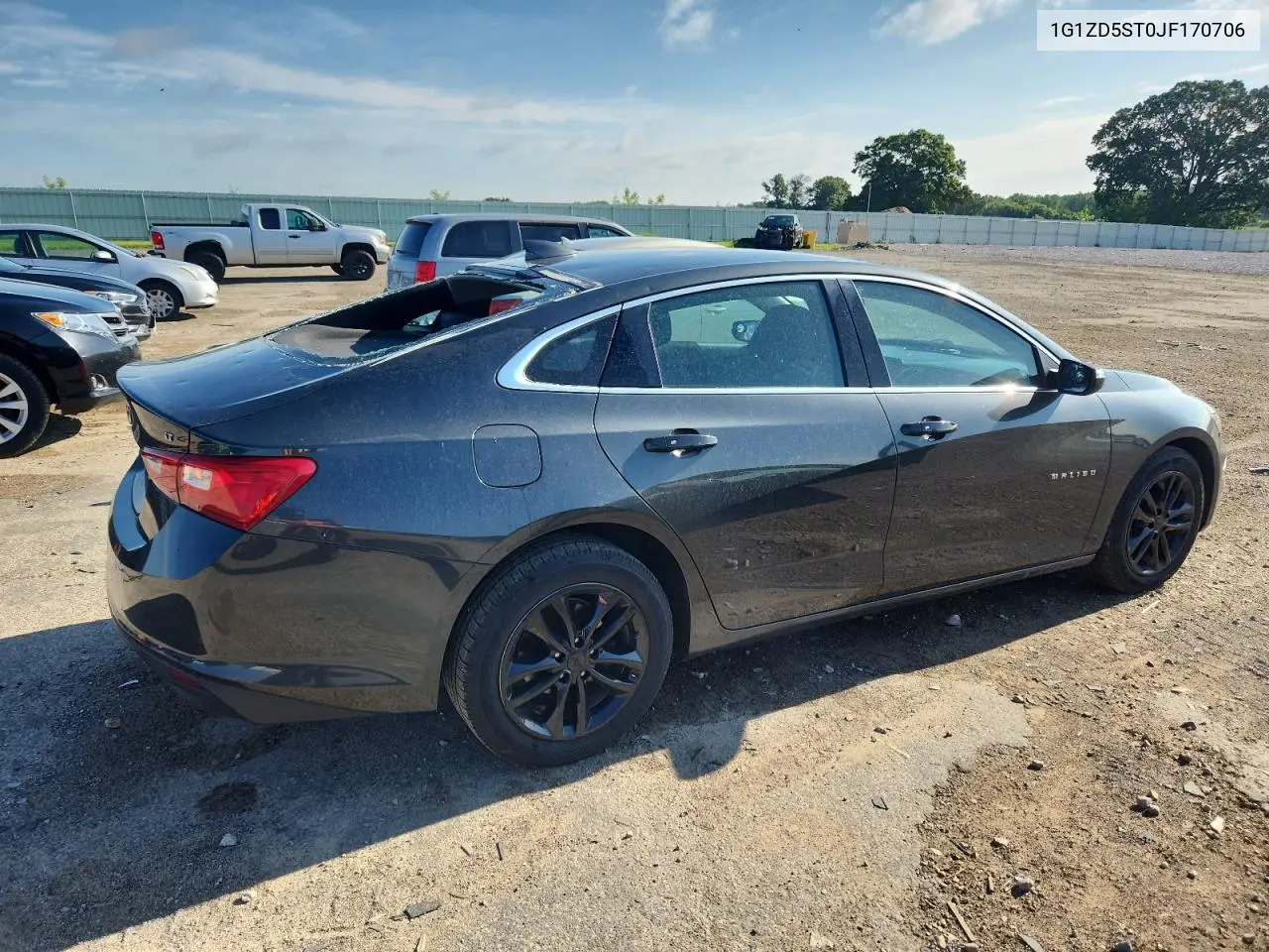 2018 Chevrolet Malibu Lt VIN: 1G1ZD5ST0JF170706 Lot: 55152845