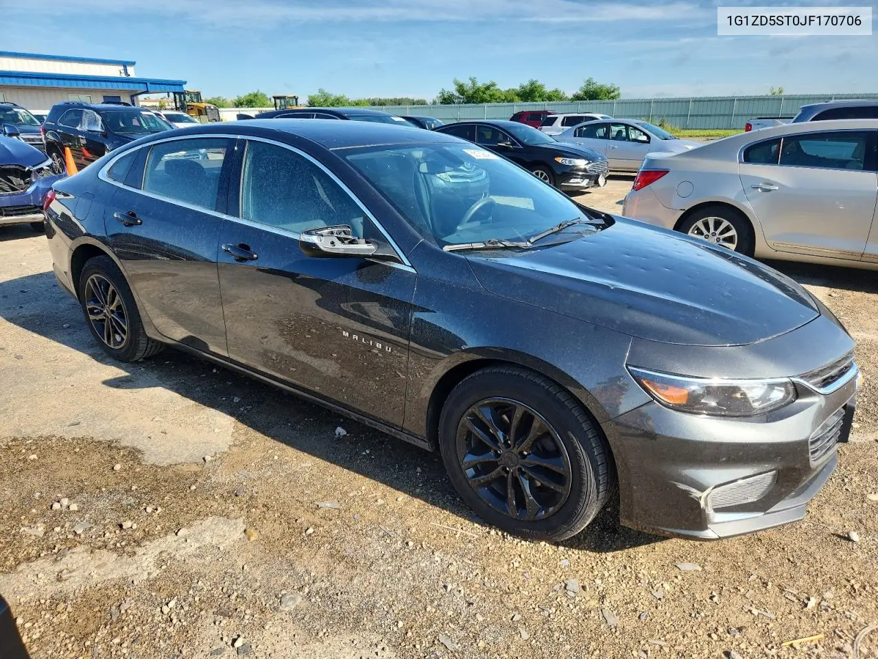 2018 Chevrolet Malibu Lt VIN: 1G1ZD5ST0JF170706 Lot: 55152845