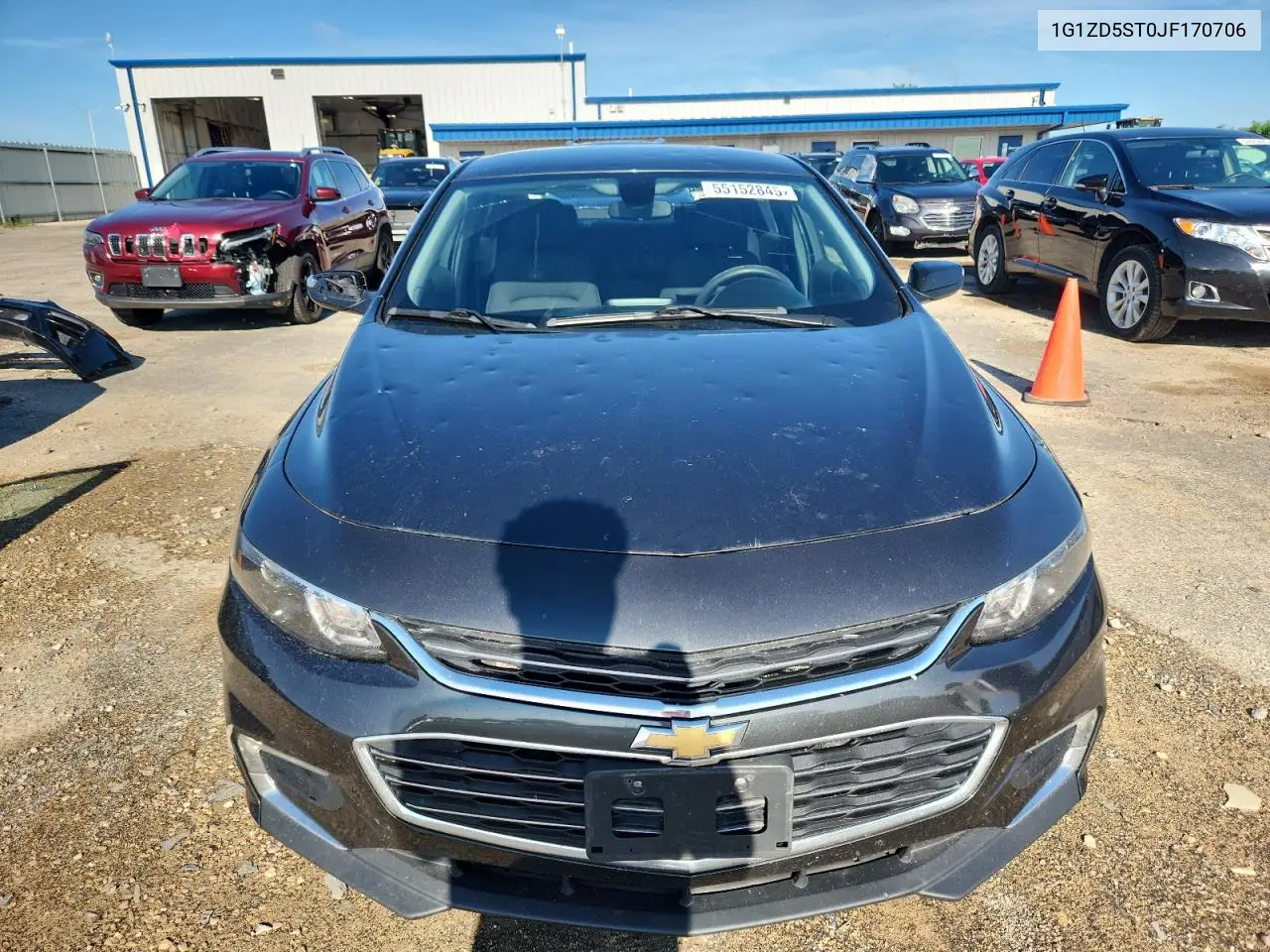 2018 Chevrolet Malibu Lt VIN: 1G1ZD5ST0JF170706 Lot: 55152845