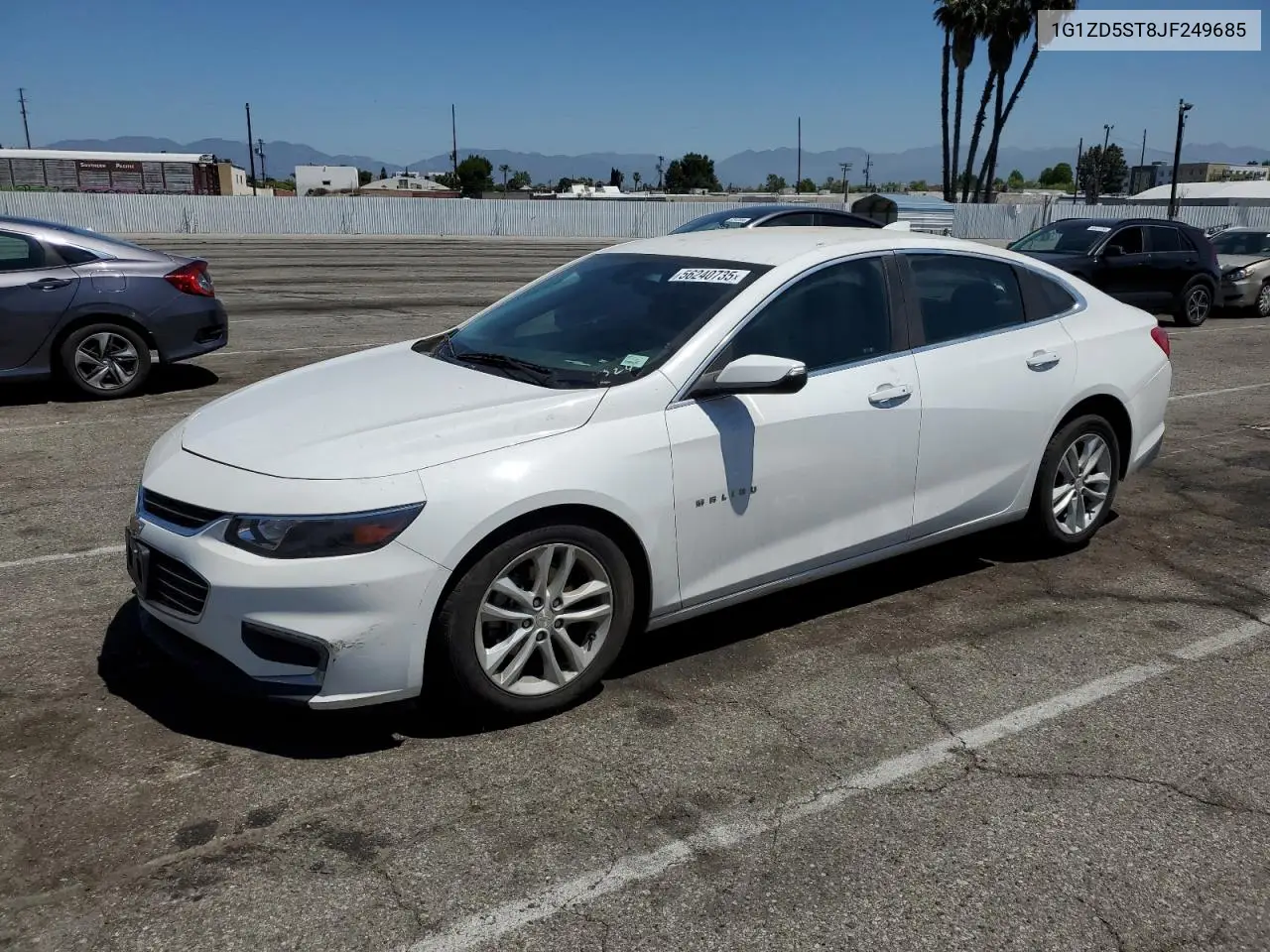 2018 Chevrolet Malibu Lt VIN: 1G1ZD5ST8JF249685 Lot: 56240735
