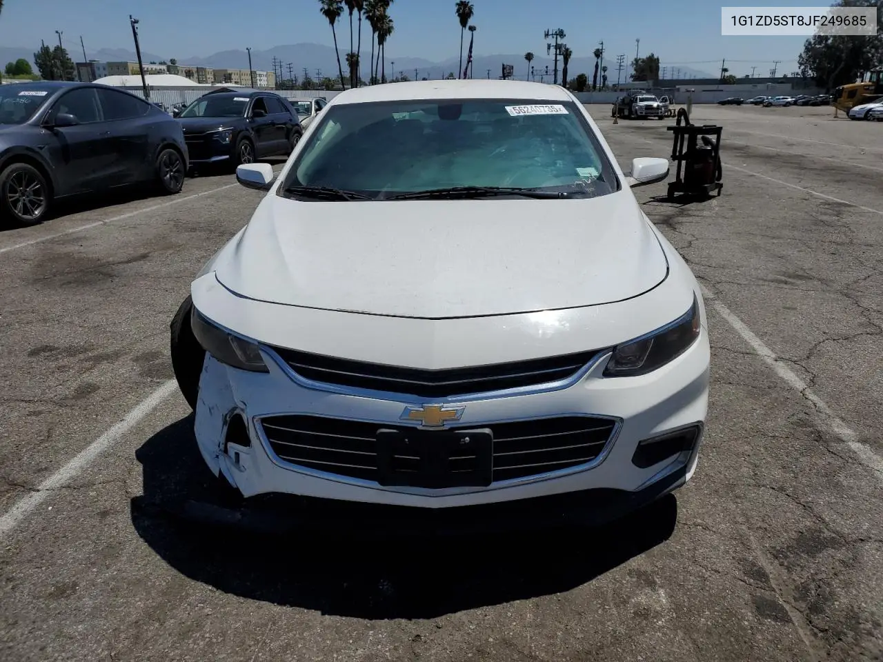 2018 Chevrolet Malibu Lt VIN: 1G1ZD5ST8JF249685 Lot: 56240735