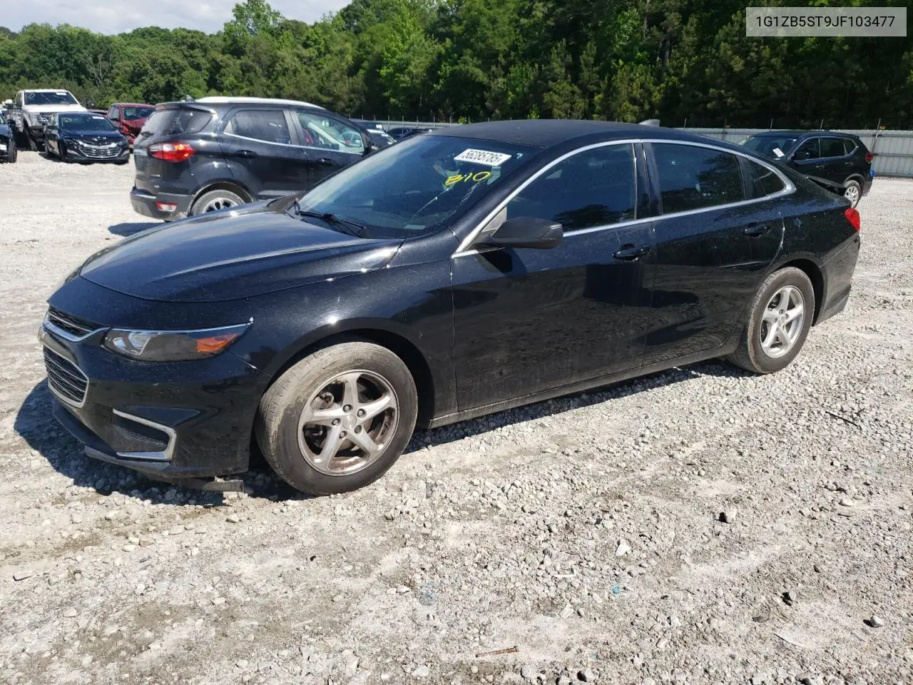 2018 Chevrolet Malibu Ls VIN: 1G1ZB5ST9JF103477 Lot: 56285785
