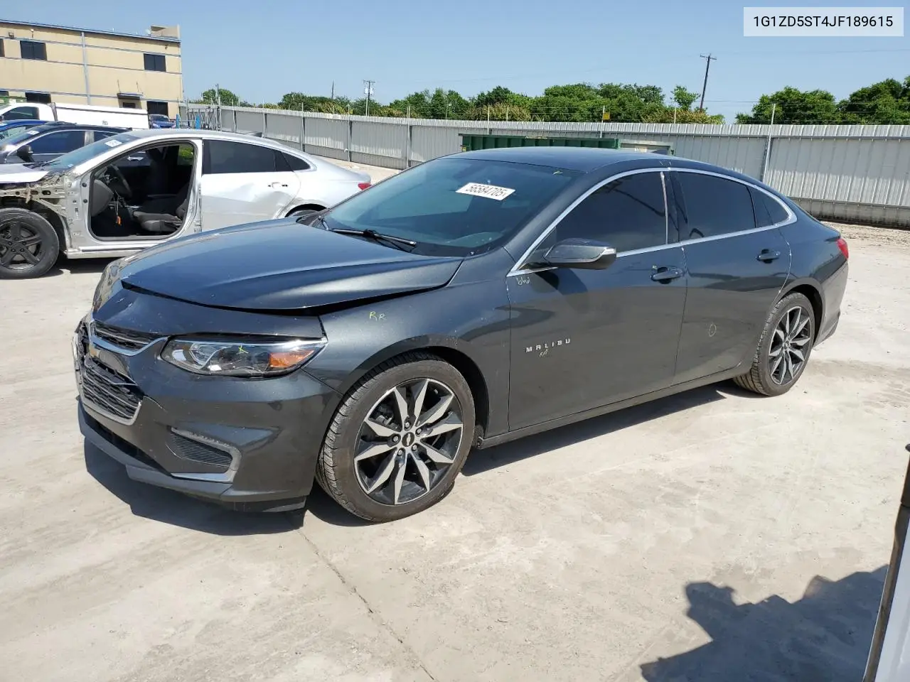 2018 Chevrolet Malibu Lt VIN: 1G1ZD5ST4JF189615 Lot: 56584705