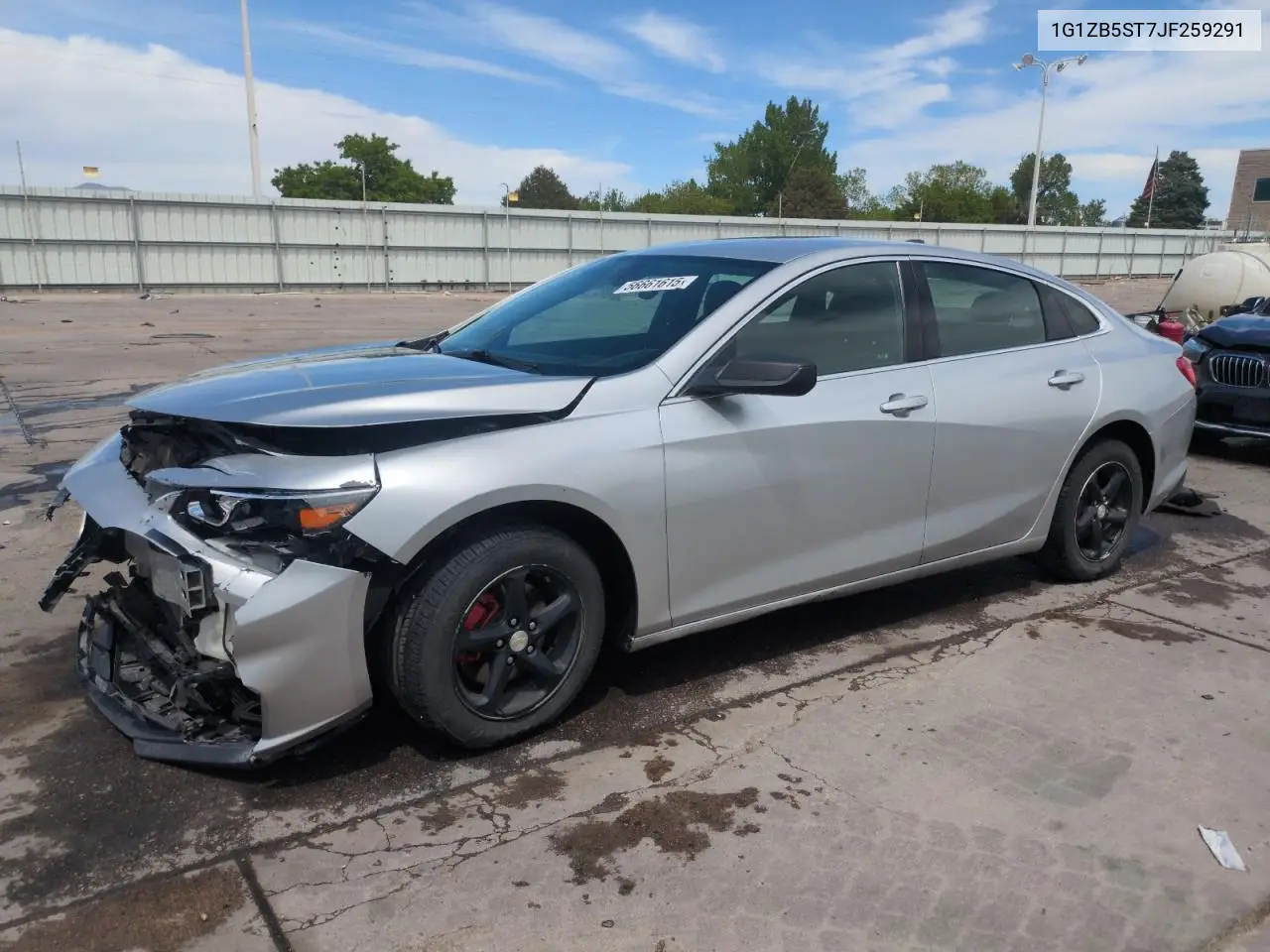 2018 Chevrolet Malibu Ls VIN: 1G1ZB5ST7JF259291 Lot: 56661615