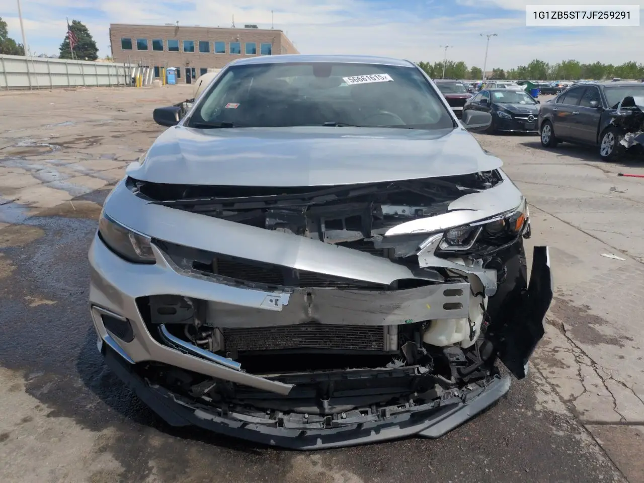 2018 Chevrolet Malibu Ls VIN: 1G1ZB5ST7JF259291 Lot: 56661615