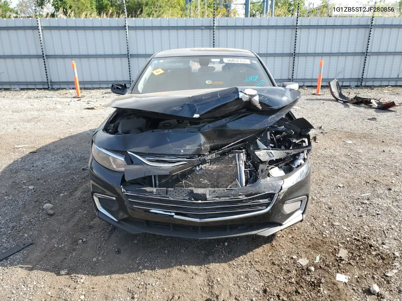 2018 Chevrolet Malibu Ls VIN: 1G1ZB5ST2JF280856 Lot: 56852155