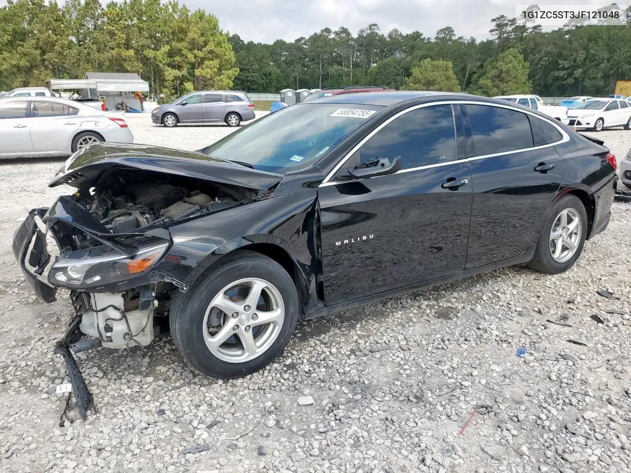 2018 Chevrolet Malibu Ls VIN: 1G1ZC5ST3JF121048 Lot: 58054755