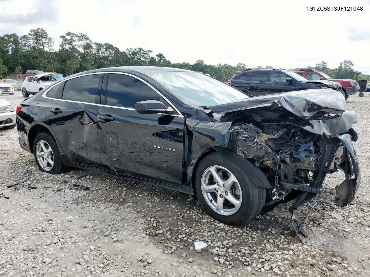 2018 Chevrolet Malibu Ls VIN: 1G1ZC5ST3JF121048 Lot: 58054755