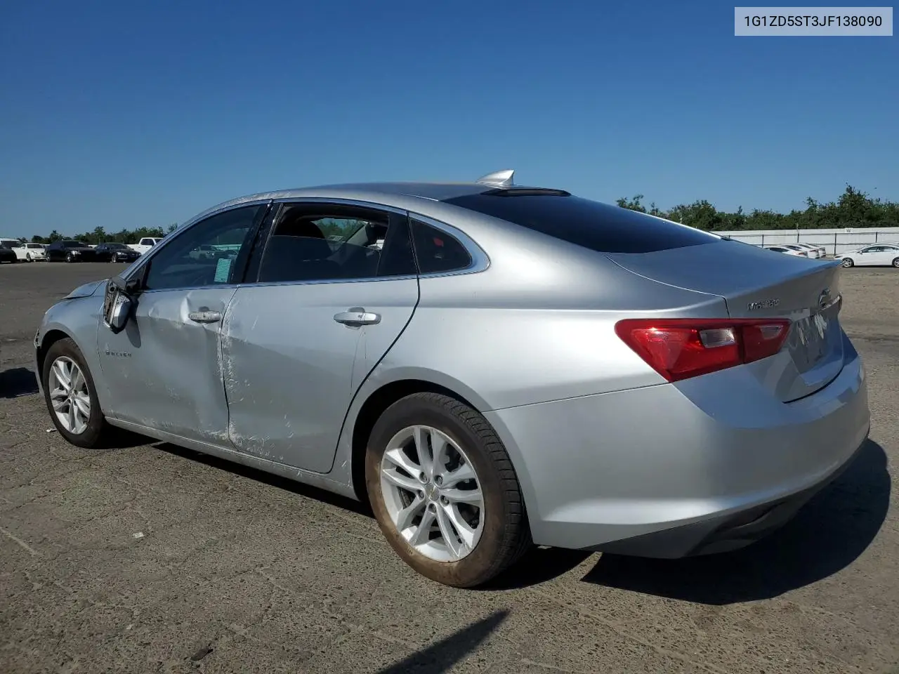 2018 Chevrolet Malibu Lt VIN: 1G1ZD5ST3JF138090 Lot: 58791415