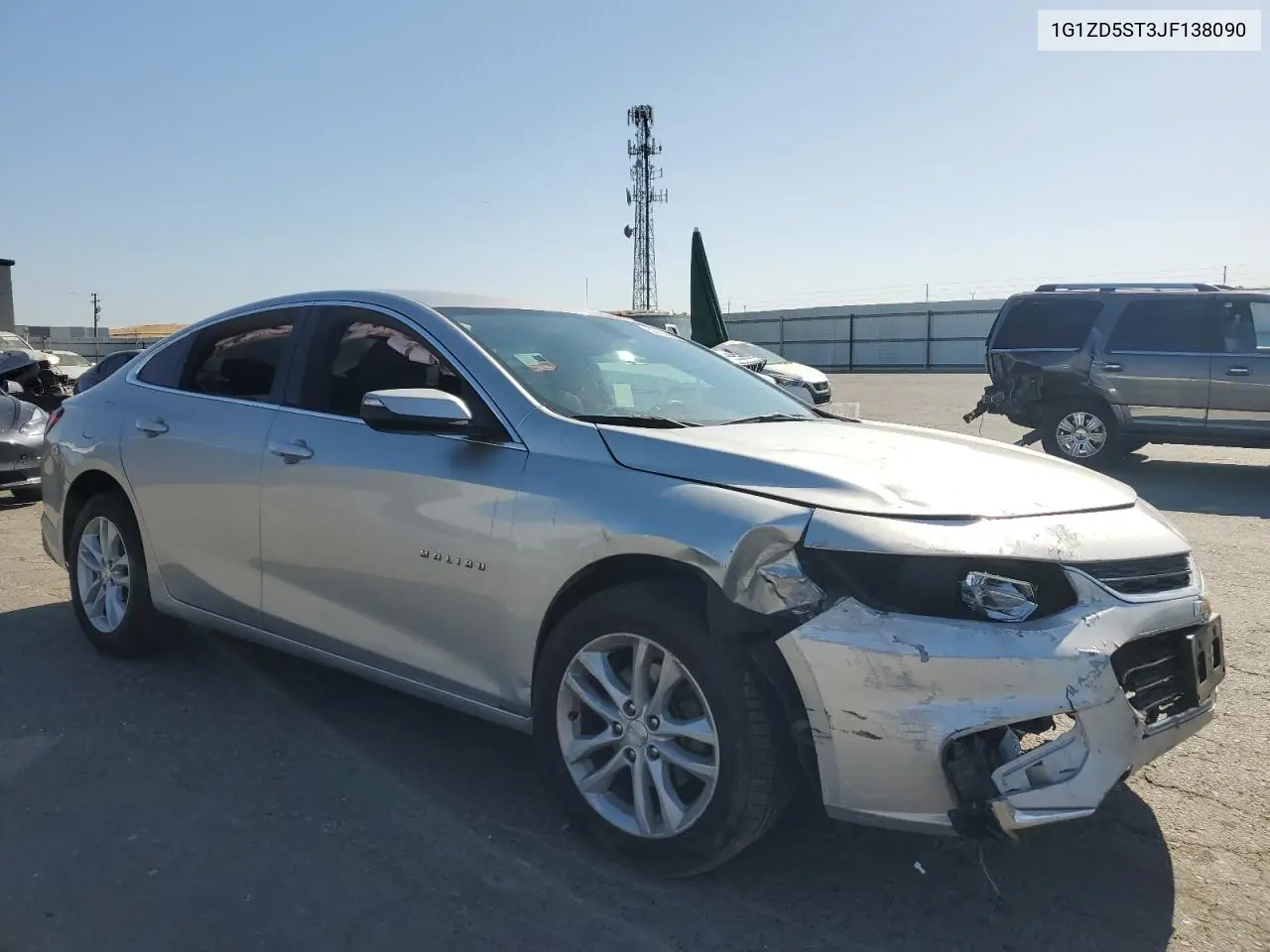 2018 Chevrolet Malibu Lt VIN: 1G1ZD5ST3JF138090 Lot: 58791415