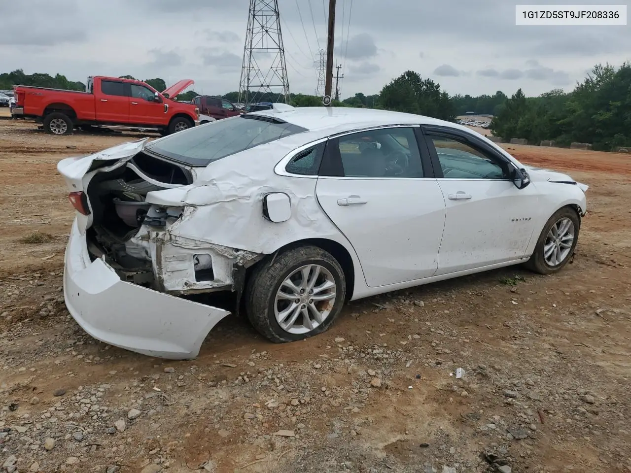 2018 Chevrolet Malibu Lt VIN: 1G1ZD5ST9JF208336 Lot: 58961695