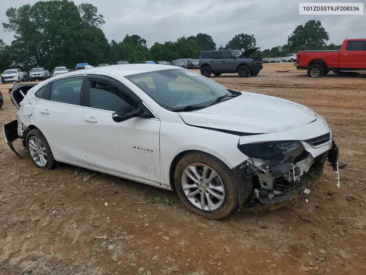 2018 Chevrolet Malibu Lt VIN: 1G1ZD5ST9JF208336 Lot: 58961695