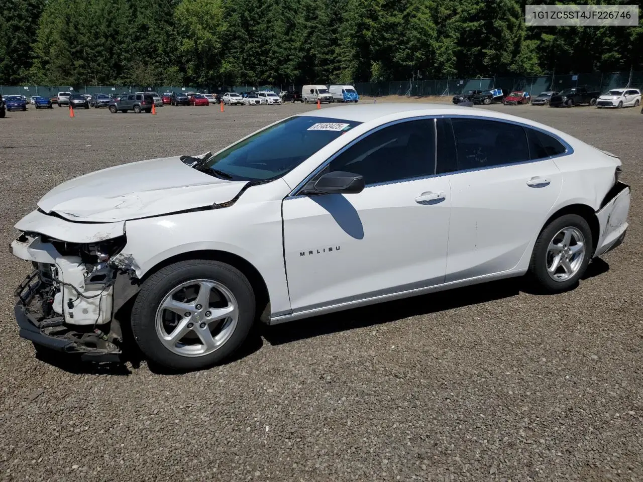 2018 Chevrolet Malibu Ls VIN: 1G1ZC5ST4JF226746 Lot: 61463425