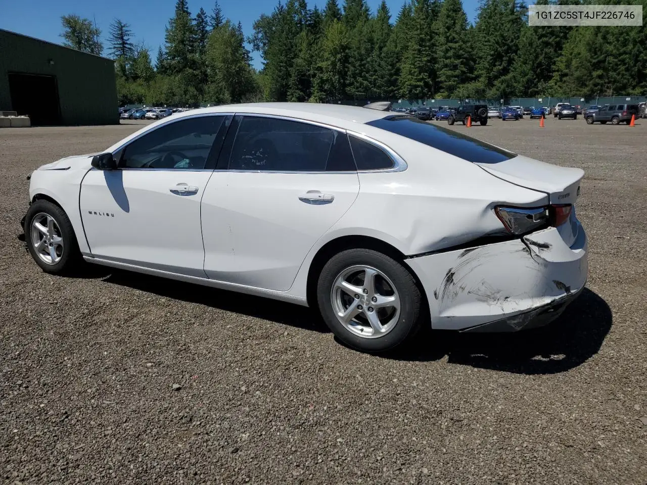 2018 Chevrolet Malibu Ls VIN: 1G1ZC5ST4JF226746 Lot: 61463425