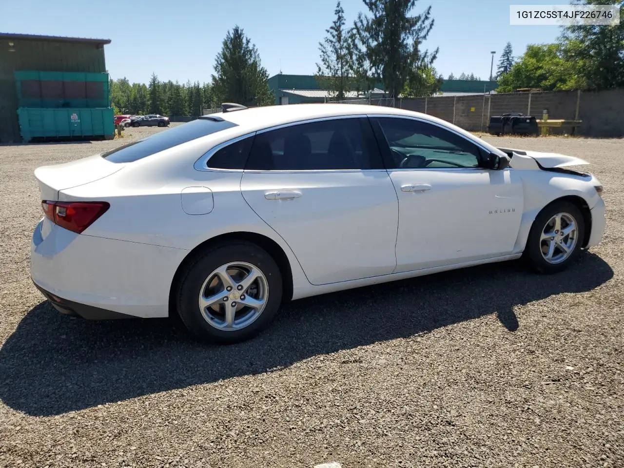2018 Chevrolet Malibu Ls VIN: 1G1ZC5ST4JF226746 Lot: 61463425