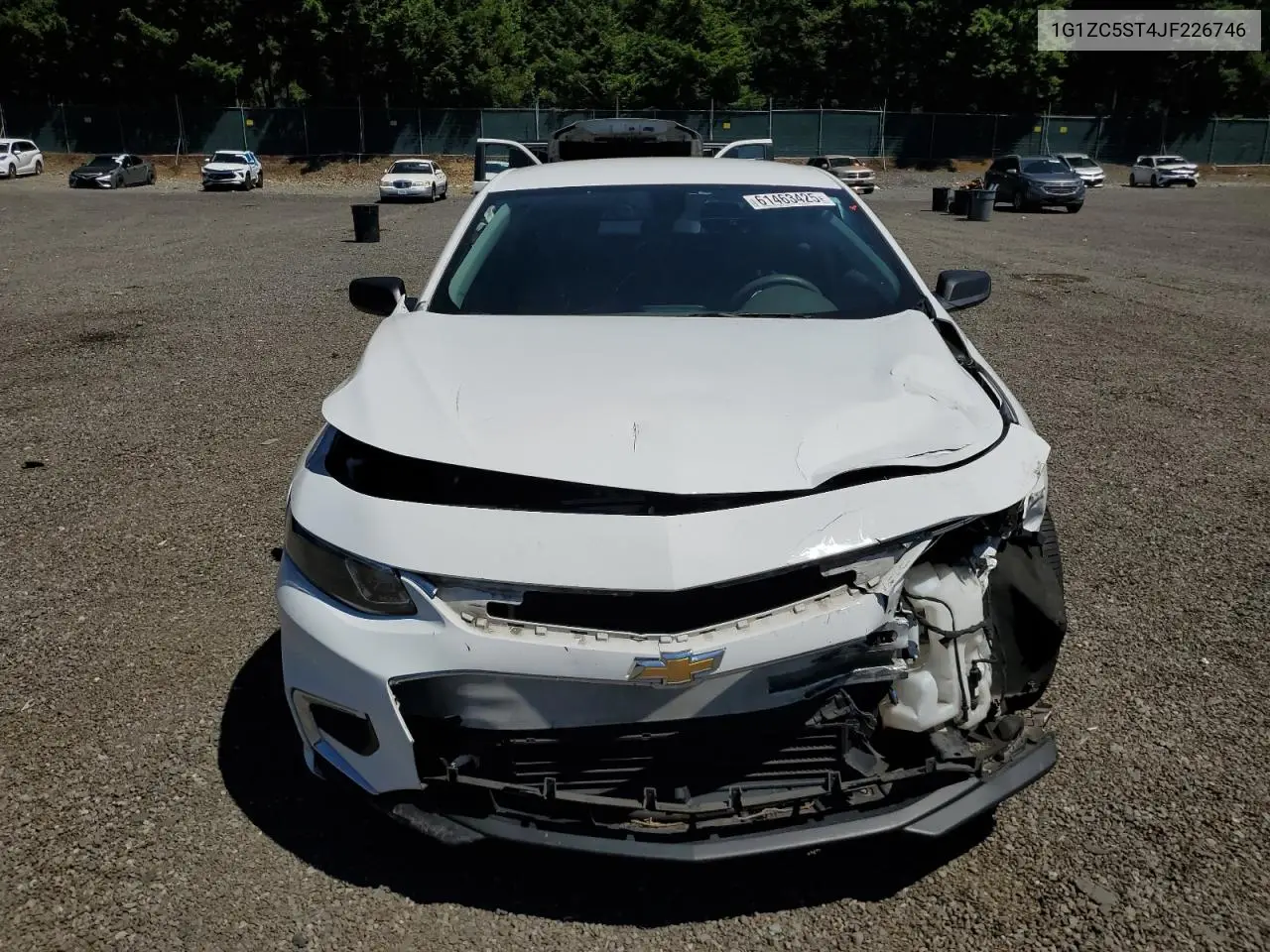 2018 Chevrolet Malibu Ls VIN: 1G1ZC5ST4JF226746 Lot: 61463425