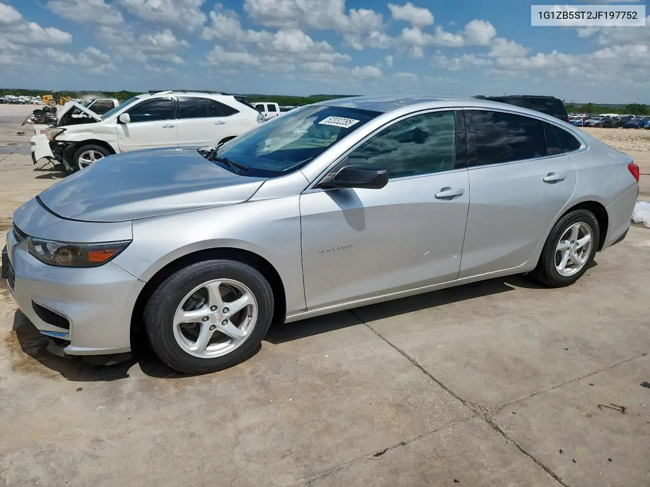 2018 Chevrolet Malibu Ls VIN: 1G1ZB5ST2JF197752 Lot: 62032285