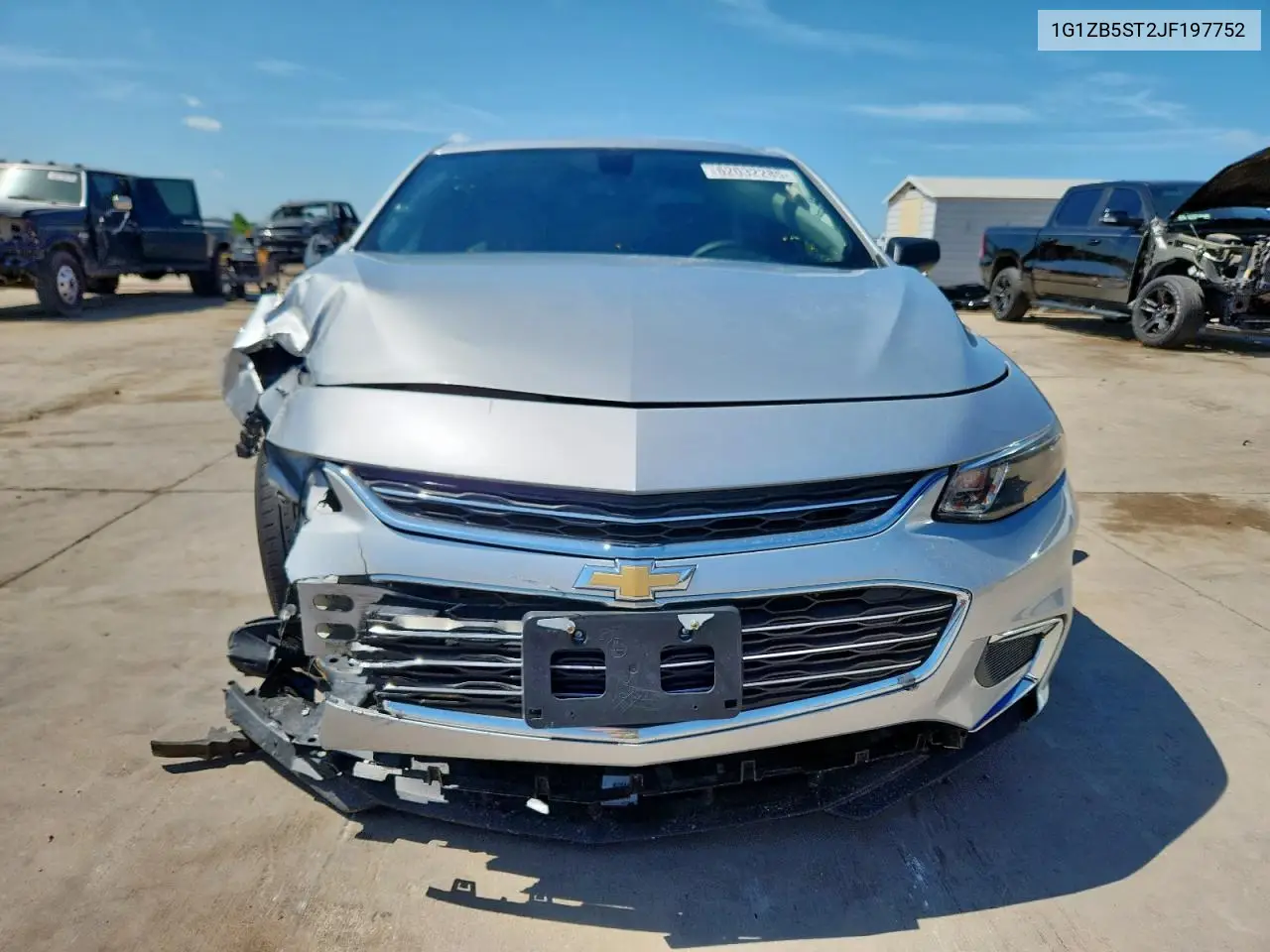 2018 Chevrolet Malibu Ls VIN: 1G1ZB5ST2JF197752 Lot: 62032285