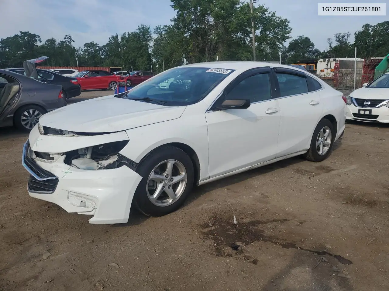 2018 Chevrolet Malibu Ls VIN: 1G1ZB5ST3JF261801 Lot: 62643605