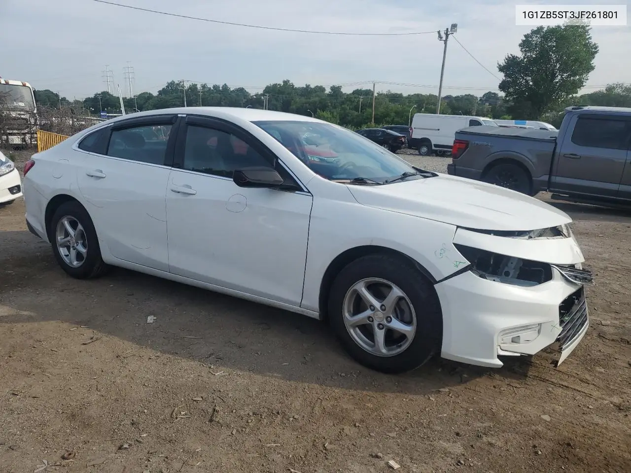 2018 Chevrolet Malibu Ls VIN: 1G1ZB5ST3JF261801 Lot: 62643605